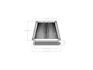 Afe - Advance Flow Engineering - 21-91054V | aFe Power Magnum FORCE Intake Replacement Air Filter With D2 Dura-Dry Media | 6 IN F x 7-1/2 IN B x 5-1/2 IN T x 5 IN H - Image 6