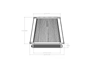 Afe - Advance Flow Engineering - 21-91055V | aFe Power Magnum FORCE Intake Replacement Air Filter With D2 Dura-Dry Media | 7 IN F x 9 IN B x 7 IN T x 7 IN H - Image 6