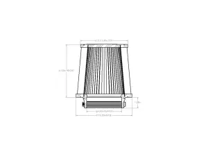 Afe - Advance Flow Engineering - 21-91074V | aFe Power Magnum FORCE Intake Replacement Air Filter With D2 Dura-Dry Media | 4 IN F x (9x6-1/2) IN B x (6-3/4x5-1/2) IN T x 6-1/8 IN H - Image 6