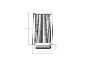 Afe - Advance Flow Engineering - 21-91134V | aFe Power Magnum FORCE Intake Replacement Air Filter With D2 Dura-Dry Media | 4 IN F x 6 IN B x 5-1/2 IN T x 9 IN H - Image 6