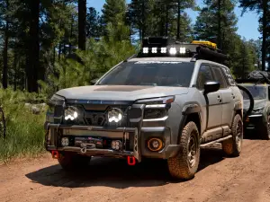 Afe - Advance Flow Engineering - 79-27033 | aFe Power Terra Guard Bull Bar With Winch Mount For Subaru Outback Wilderness (BU) H4-2.4L (t) - Image 5