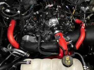 Afe - Advance Flow Engineering - 46-20784-R | aFe Power BladeRunner Aluminum Hot and Cold Charge Pipe Kit, Red For Ford F-150 V6-2.7L (tt) - Image 3