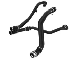 46-20784-B | aFe Power BladeRunner Aluminum Hot and Cold Charge Pipe Kit, Black For Ford F-150 V6-2.7L (tt)