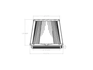 Afe - Advance Flow Engineering - 21-91068V | aFe Power Magnum FORCE Intake Replacement Air Filter With D2 Dura-Dry Media | 7-1/8 IN F x (8-3/4x8-3/4) IN B x 7 IN T x 6-3/4 IN H - Image 6