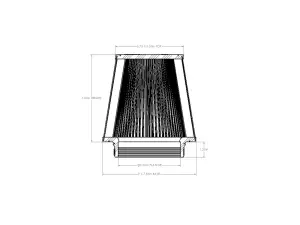 Afe - Advance Flow Engineering - 21-91064V | aFe Power Magnum FORCE Intake Replacement Air Filter With D2 Dura-Dry Media | 5 IN F x (9x7-1/2) IN B x (6-3/4x5-1/2) IN T x 7 IN H - Image 6