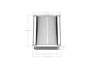 Afe - Advance Flow Engineering - 21-91018V | aFe Power Magnum FORCE Intake Replacement Air Filter With D2 Dura-Dry Media | 5-1/2 IN F x (10x7) IN B x 7 IN T x 8 IN H - Image 6