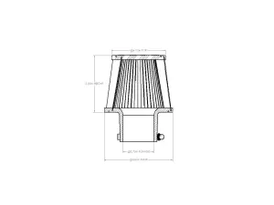 Afe - Advance Flow Engineering - 21-90029V | aFe Power Magnum FORCE Intake Replacement Air Filter With D2 Dura-Dry Media | 2-3/4 IN F x 6 IN B x 4-3/4 IN T x 5 IN H - Image 6