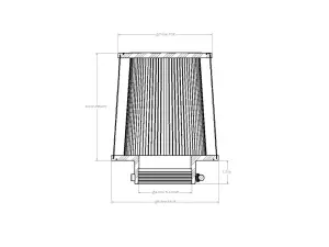 Afe - Advance Flow Engineering - 21-90026V | aFe Power Magnum FORCE Intake Replacement Air Filter With D2 Dura-Dry Media | 3-7/8 IN F x 8 IN B x 7 IN T x 8 IN H - Image 6