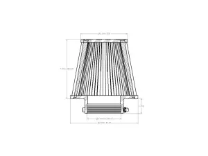 Afe - Advance Flow Engineering - 21-90023V | aFe Power Magnum FORCE Intake Replacement Air Filter With D2 Dura-Dry Media | 4 IN F x 8 IN B x 5-1/2 IN T x 7 IN H - Image 6