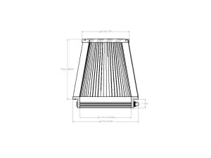 Afe - Advance Flow Engineering - 21-60507V | aFe Power Universal Clamp-On Air Filter With D2 Dura-Dry Media | 6 IN F x 7-1/2 IN B x 5-1/2 IN T x 7 IN H - Image 6