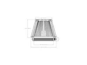 Afe - Advance Flow Engineering - 21-55505V | aFe Power Universal Clamp-On Air Filter With D2 Dura-Dry Media | 5-1/2 IN F x 7 IN B x 4-3/4 IN T x 5 IN H - Image 6