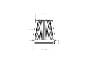 Afe - Advance Flow Engineering - 21-50506V | aFe Power Universal Clamp-On Air Filter With D2 Dura-Dry Media | 5 IN F x 6-1/2 IN B x 4-3/4 IN T x 6 IN H - Image 6