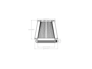Afe - Advance Flow Engineering - 21-45505V | aFe Power Universal Clamp-On Air Filter With D2 Dura-Dry Media | 4-1/2 IN F x 6 IN B x 4-3/4 IN T x 5 IN H - Image 6