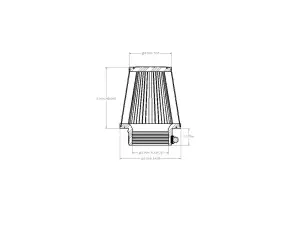 Afe - Advance Flow Engineering - 21-30001V | aFe Power Universal Clamp-On Air Filter With D2 Dura-Dry Media | 3 IN F x 5 IN B x 3-1/2 IN T x 5 IN H - Image 6