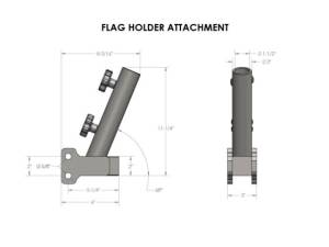 Cognito Motorsports - FLAGHOLDER | Cognito BulletProof Flag Holder Attachment - Image 4