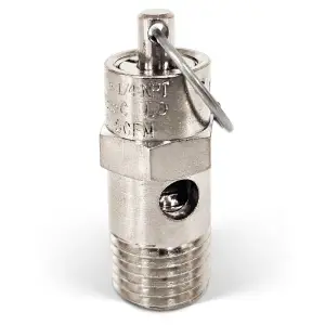 VIAIR - 92251 | VIAIR Safety Valves - 250 PSI / Nickel Plated / No Thread Sealant - Image 1