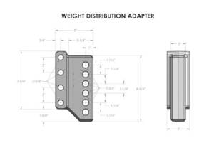 Cognito Motorsports - HDWDA | Cognito BulletProof Heavy Duty Weight Distribution Adapter - Image 5