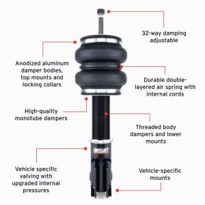 Air Lift Performance - 76020 | Air Lift Performance Air Suspension Front Kit For Volkswagen Cabrio, Corrado, Golf MK2/MK3, Jetta MK2/MK3, Passat B3/B4 And GTI MK2/MK3 - Image 4