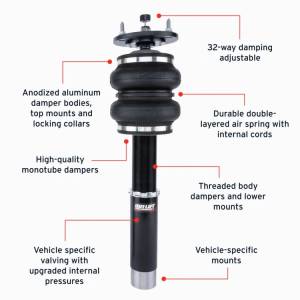 Air Lift Performance - 76030 | Air Lift Performance Air Suspension Front Kit For BMW 3-Series E30 - Image 4