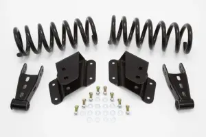 McGaughys Suspension Parts - 11001 | McGaughys 2 Inch Front / 4 Inch Rear Lowering Kit For Chevrolet Silverado / GMC Sierra 1500 2WD | Regular Cab - Image 1