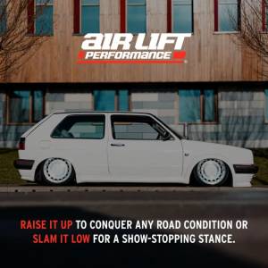 Air Lift Performance - 76520 | Air Lift Performance Air Suspension Rear Kit For Volkswagen Cabrio, Corrado, Golf MK2/MK3, Jetta MK2/MK3, Passat B3/B4 And GTI MK2/MK3 - Image 6