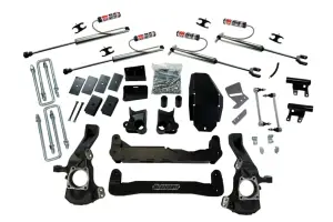 52405 | McGaughys 4 Inch Premium Lift Kit With M84 Reservoir Shocks For Chevrolet Silverado / GMC Sierra 3500HD