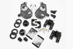 34060 | McGaughys 3-4/5-6 Inch Spindle/Flip Kit Lowering Kit For Chevrolet Silverado / GMC Sierra 1500 2WD