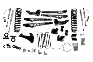 57405 | McGaughys 4.5 Inch Premium Lift Kit S/S Black With 4-Link For Ford F-250 Super Duty 4WD