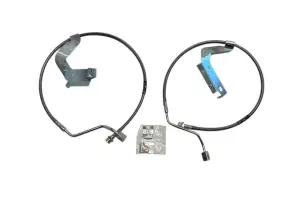 57401 | McGaughys Front Braided Brake Line Upgrade Kit For Ford F-250 / F-350 / F-450 Super Duty | Fits 4 & 6 Inch Lift