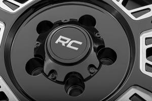 Rough Country - 86201018A | Rough Country 86 Series Wheel | One-Piece, 5x5 Bolt Pattern, Gloss Black Finish, 20x10 Wheel Size, -19mm Wheel Offset, 3.18" Centerbore - Image 7
