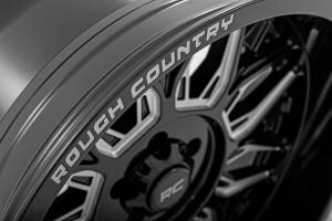 Rough Country - 86201017A | Rough Country 86 Series Wheel | One-Piece, 6x135 Bolt Pattern, Gloss Black Finish, 20x10 Wheel Size, -19mm Wheel Offset, 4.25" Centerbore - Image 4