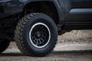 Rough Country - 87170912BA | Rough Country 87 Series Wheel | Simulated Beadlock, 6x5.5 Bolt Pattern, Matte Black/Machined Finish, 17x8.5 Wheel Size, 0mm Wheel Offset, 4.25" Centerbore - Image 7