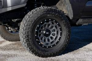 Rough Country - 87170912GA | Rough Country 87 Series Wheel | Simulated Beadlock, 6x5.5 Bolt Pattern, Matte  Gray/Black Finish, 17x8.5 Wheel Size, 0mm Wheel Offset, 4.25" Centerbore - Image 13