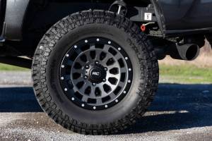 Rough Country - 87170912GA | Rough Country 87 Series Wheel | Simulated Beadlock, 6x5.5 Bolt Pattern, Matte  Gray/Black Finish, 17x8.5 Wheel Size, 0mm Wheel Offset, 4.25" Centerbore - Image 14
