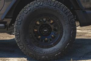 Rough Country - 82170913A | Rough Country 82 Series Wheel | One-Piece, 5x4.5 Bolt Pattern, Semi Gloss Black Finish, 17x9 Wheel Size, -12mm Wheel Offset, 4.25" Centerbore - Image 14