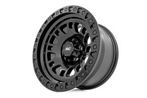 Rough Country - 82181210A | Rough Country 82 Series Wheel | One-Piece, 8x6.5 Bolt Pattern, Semi Gloss Black Finish, 18x9 Wheel Size, -12mm Wheel Offset, 5.079" Centerbore - Image 2