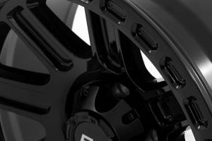 Rough Country - 84172512A | Rough Country 84 Series Wheel | One-Piece, 6x5.5 Bolt Pattern, Gloss Black Finish, 17x8.5 Wheel Size, +25mm Wheel Offset, 4.25" Centerbore - Image 2
