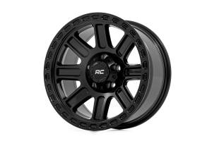 Rough Country - 84172512A | Rough Country 84 Series Wheel | One-Piece, 6x5.5 Bolt Pattern, Gloss Black Finish, 17x8.5 Wheel Size, +25mm Wheel Offset, 4.25" Centerbore - Image 3