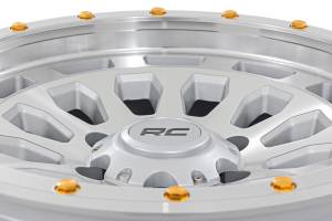 Rough Country - 87170912CA | Rough Country 87 Series Wheel | Simulated Beadlock, 6x5.5 Bolt Pattern, Machined Finish, 17x8.5 Wheel Size, 0mm Wheel Offset, 4.25" Centerbore - Image 5
