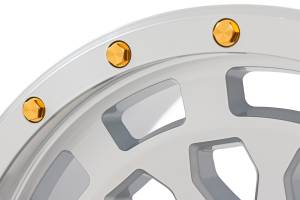 Rough Country - 87170912CA | Rough Country 87 Series Wheel | Simulated Beadlock, 6x5.5 Bolt Pattern, Machined Finish, 17x8.5 Wheel Size, 0mm Wheel Offset, 4.25" Centerbore - Image 6