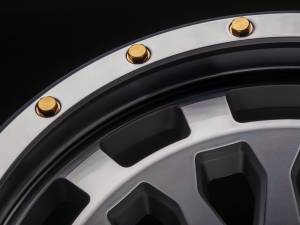 Rough Country - 87170912CA | Rough Country 87 Series Wheel | Simulated Beadlock, 6x5.5 Bolt Pattern, Machined Finish, 17x8.5 Wheel Size, 0mm Wheel Offset, 4.25" Centerbore - Image 8