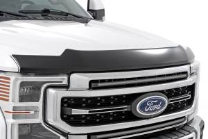 Rough Country - HP30013-RCGB | Rough Country Hood Protector For Ford F-250/F-350 Super Duty 2WD/4WD | Gloss Black - Image 1