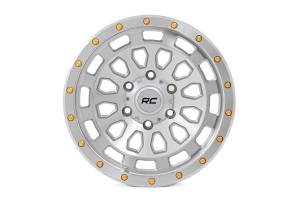 Copy of 87170912CA | Rough Country 87 Series Wheel | Simulated Beadlock, 6x5.5 Bolt Pattern, Machined Finish, 17x8.5 Wheel Size, 0mm Wheel Offset, 4.25" Centerbore