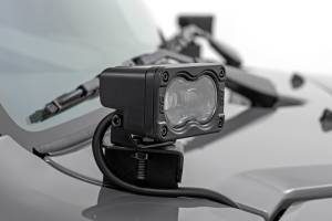 Rough Country - 72122 | Rough Country LED Ditch Light Kit For Suzuki Jimny | Black Series Slim Aux Lights - Image 5