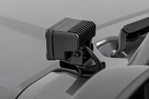 Rough Country - 72122 | Rough Country LED Ditch Light Kit For Suzuki Jimny | Black Series Slim Aux Lights - Image 6
