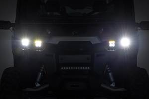 Rough Country - 97105 | Rough Country LED Headlight Kit For Can-Am Defender HD5 / HD7 / HD8 / HD9 / HD10 - Image 4