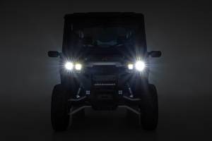 Rough Country - 97105 | Rough Country LED Headlight Kit For Can-Am Defender HD5 / HD7 / HD8 / HD9 / HD10 - Image 9