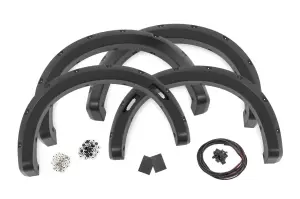 F-F12401-DR | Rough Country Pocket Fender Flares For Ford Ranger | Avalanche Gray