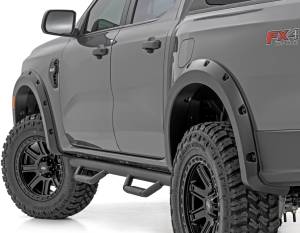 Rough Country - F-F12401-DR | Rough Country Pocket Fender Flares For Ford Ranger | Avalanche Gray - Image 2