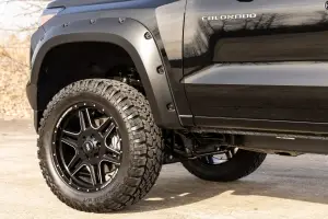 Rough Country - F-C12311-G42 | Rough Country Pocket Fender Flares For Chevrolet Colorado | White Sands - Image 9